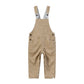 GENTRY Woven Overalls, Beige Moleskin