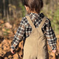 GENTRY Woven Overalls, Beige Moleskin