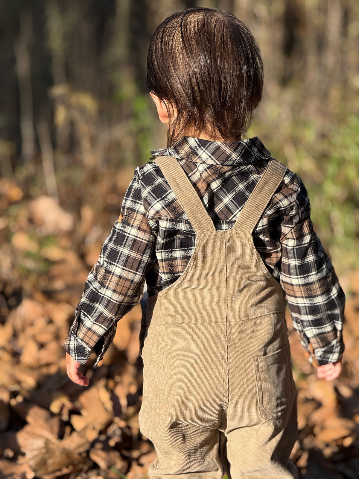 GENTRY Woven Overalls, Beige Moleskin
