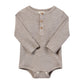 AYNOR Henley Onesie, Beige