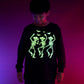 CHEROKEE Printed Tee, Dancing Cowboy Skeleton