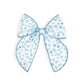 Sky Floral Bow Clip