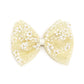 Sunshine Ditsy Daisy Tulle Bow Clip