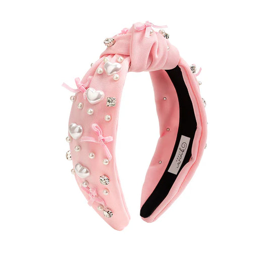 Pink V-Say Gemstone Headband