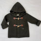 Loden Wool Coat w/Rope Toggles