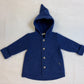 Hooded Coat, Denim