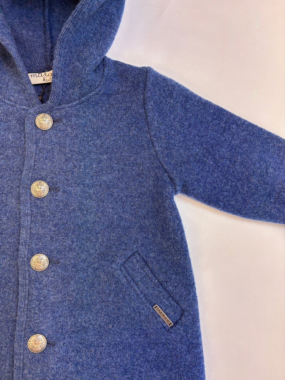 Hooded Coat, Denim