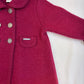 Princess Charlotte Wool Coat, Garnet