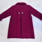 Princess Charlotte Wool Coat, Garnet