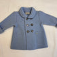 Double Button Baby Coat, Lt. Blue