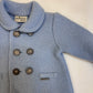 Double Button Baby Coat, Lt. Blue