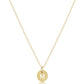 16" Necklace Gold - Respect Small Gold Disc