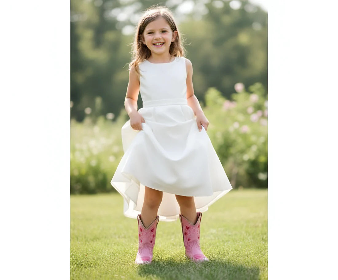 Pink Heart Boots