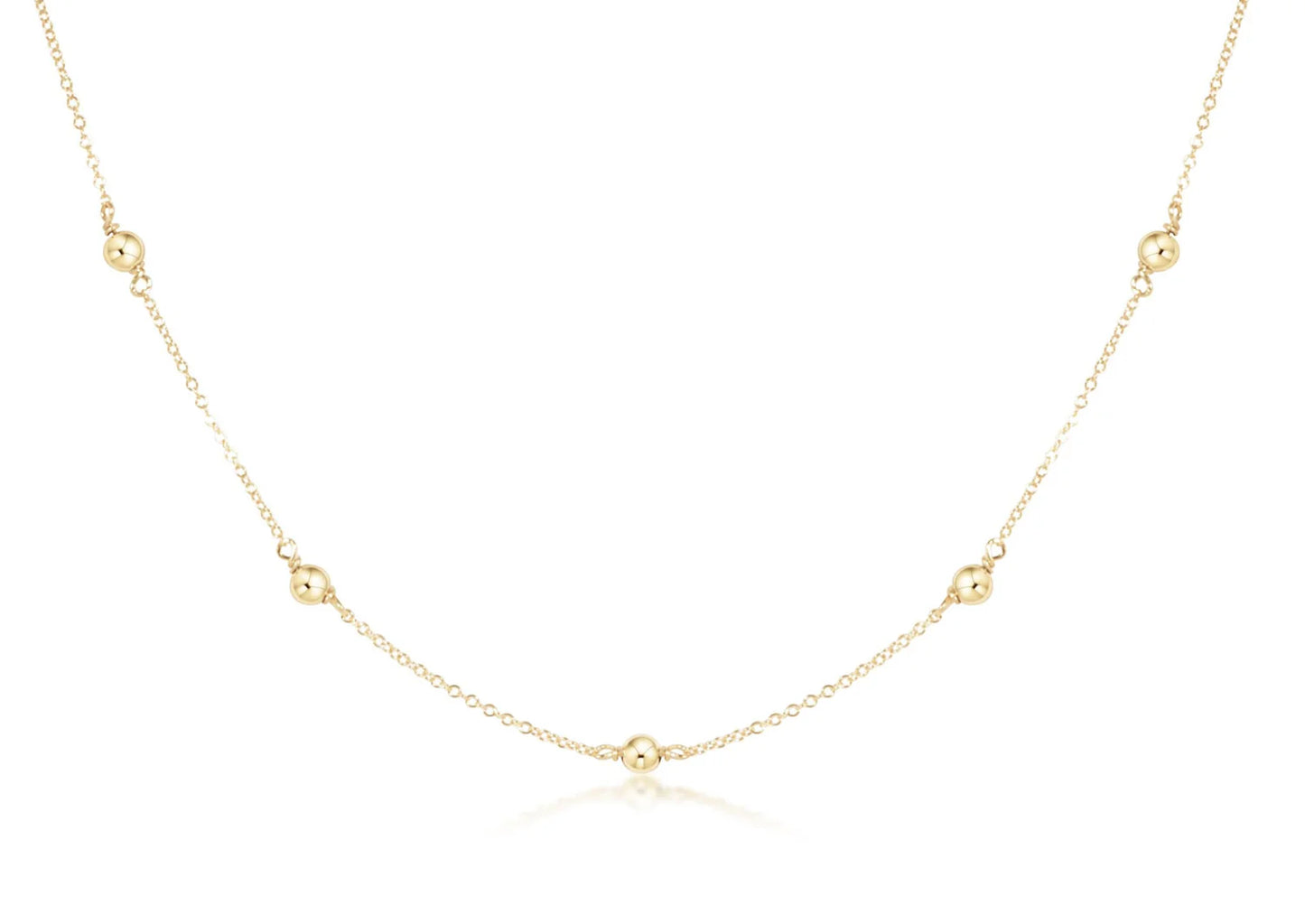 17" Choker Simplicity Chain Gold - 6mm