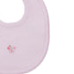 Bib w/Hand Emb, Prem. OE Rose, Pink