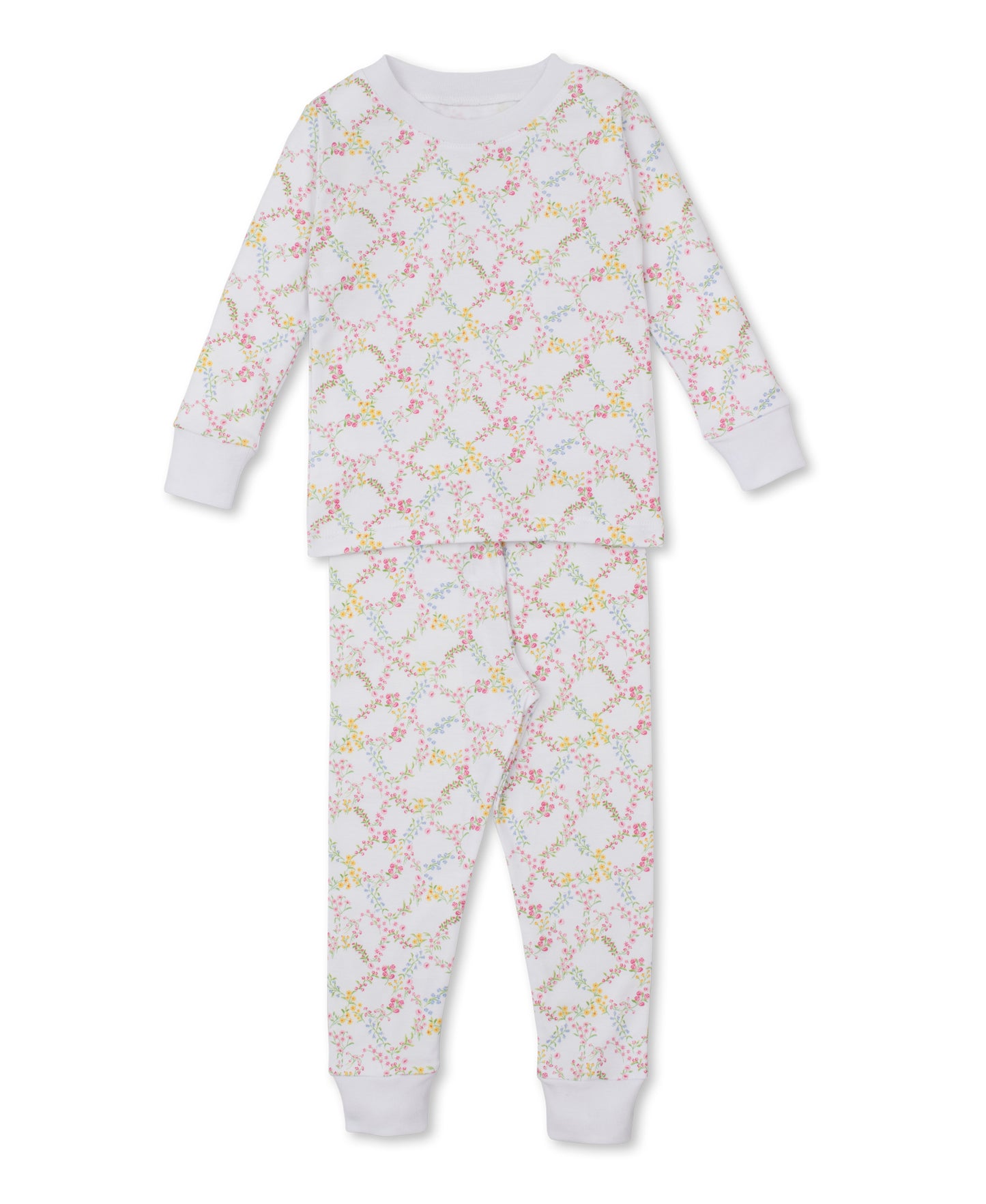 L/S Pajama Set, Garden Trellis