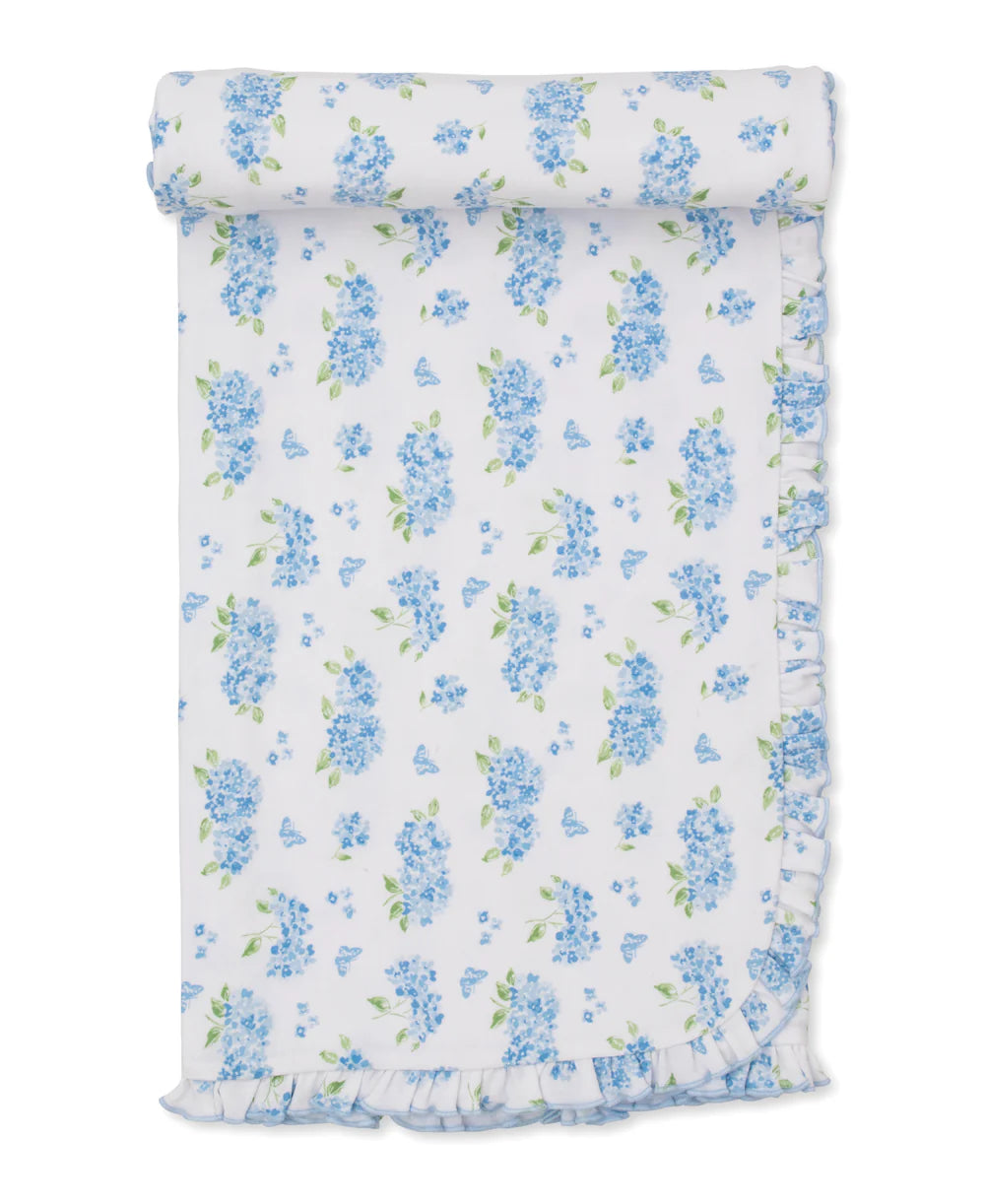 Blanket, Heavenly Hydrangeas, Blue