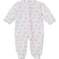 Footie w/Zip, Baby Bunny Patch, Pink