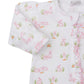 Footie w/Zip, Baby Bunny Patch, Pink