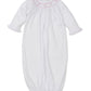 Gown w/Hand Smock, CLB Fall Bishop, White/Pink