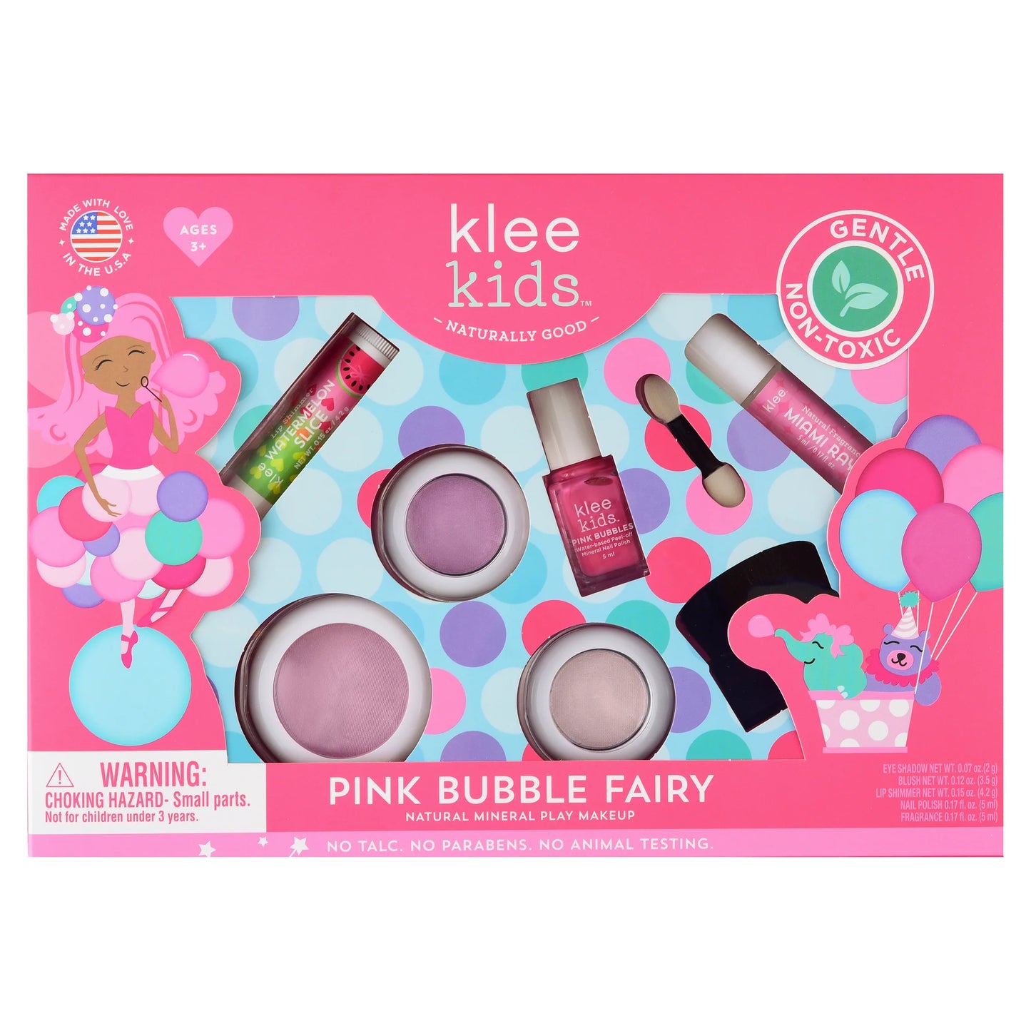 Mineral Play Makeup Kit, Pink Bubble Fairy