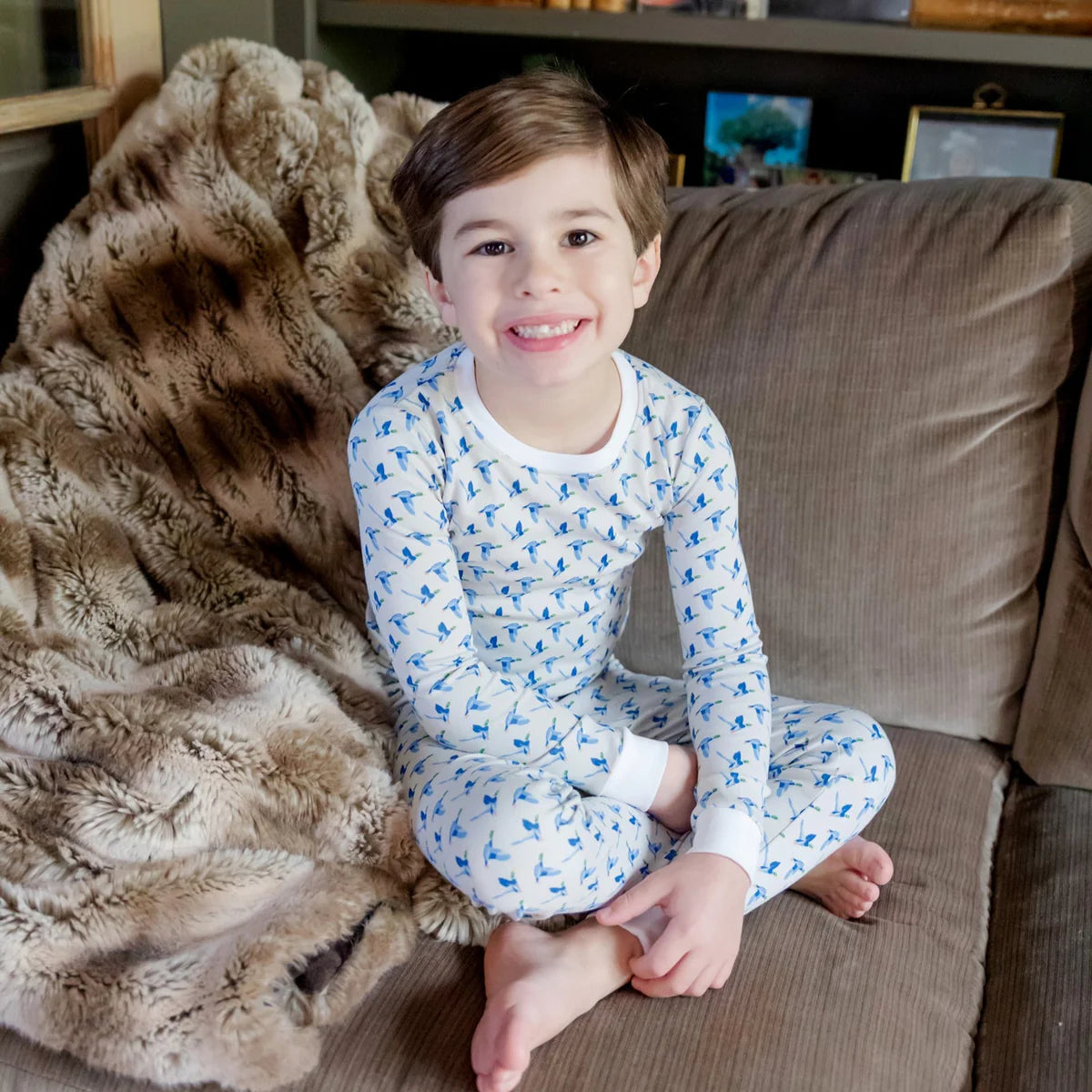 Grayson Pajama Set, Mallard Ducks