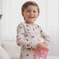 L/S Pajama Set, Puppy Love on Beige