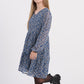 Woven Dress, Blue Nora