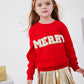 Merry Pearl Sweatshirt, Red