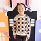 Boo Checkered Halloween Sweatshirt, Natural