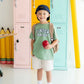 Varsity Kindergarten S/S T-Shirt, Sage