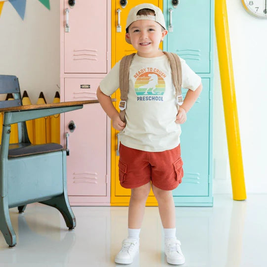Ready to Crush Preschool S/S T-Shirt, Natural