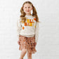 Fall Babe Fun Patch Sweatshirt, Natural