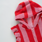 Terry Coverup, Pink/Red Stripe