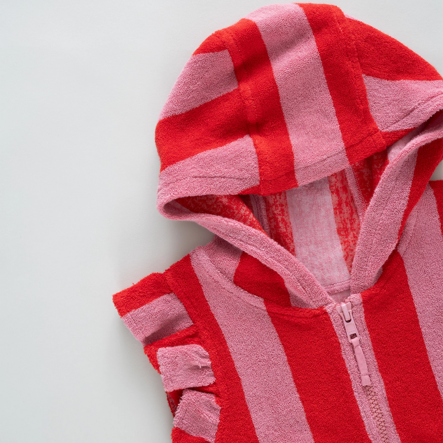 Terry Coverup, Pink/Red Stripe