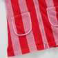 Terry Coverup, Pink/Red Stripe