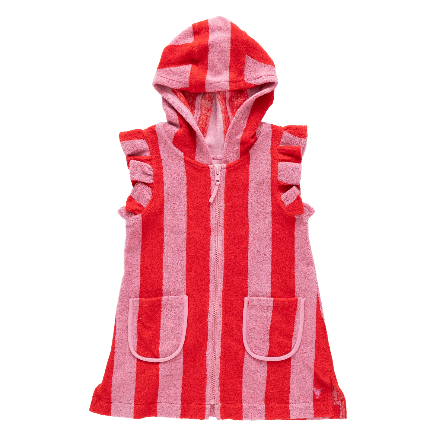 Terry Coverup, Pink/Red Stripe