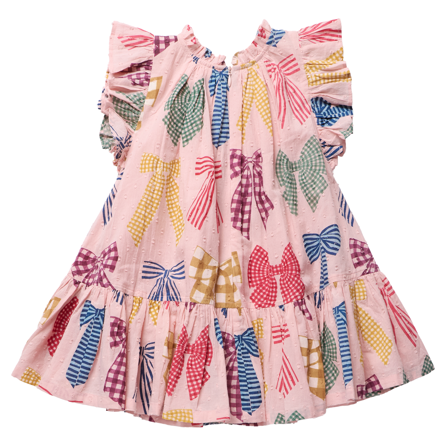 Harper Dress, Patterned Bows