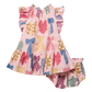 Baby Harper Dress Set, Patterned Bows