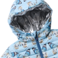 Reversible Jacket, Vintage Blue Butterflies