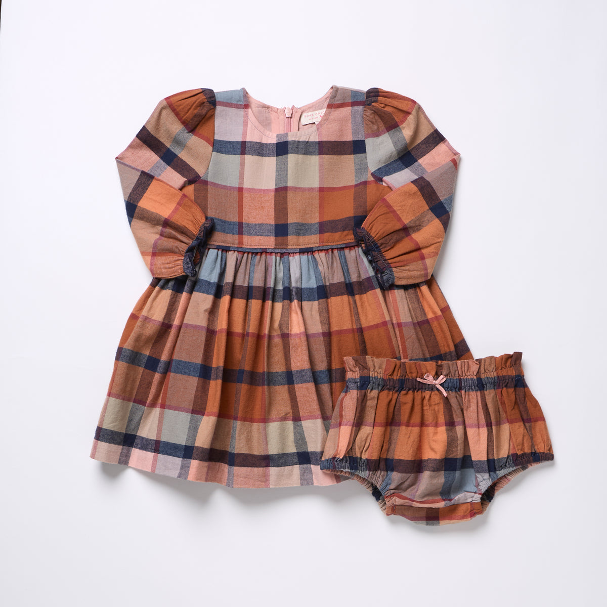 Mae Dress Set, Hayride Plaid