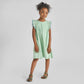 Jaipur Dress, Pastel Green Polka Dot