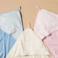 Hooded Towel, Pale Pink Melange