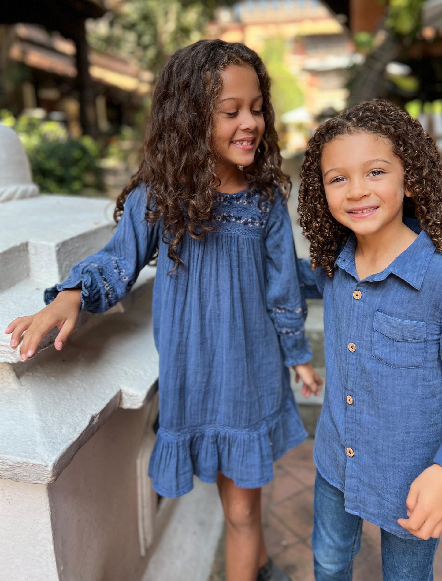 Classic Collared Shirt, Indigo