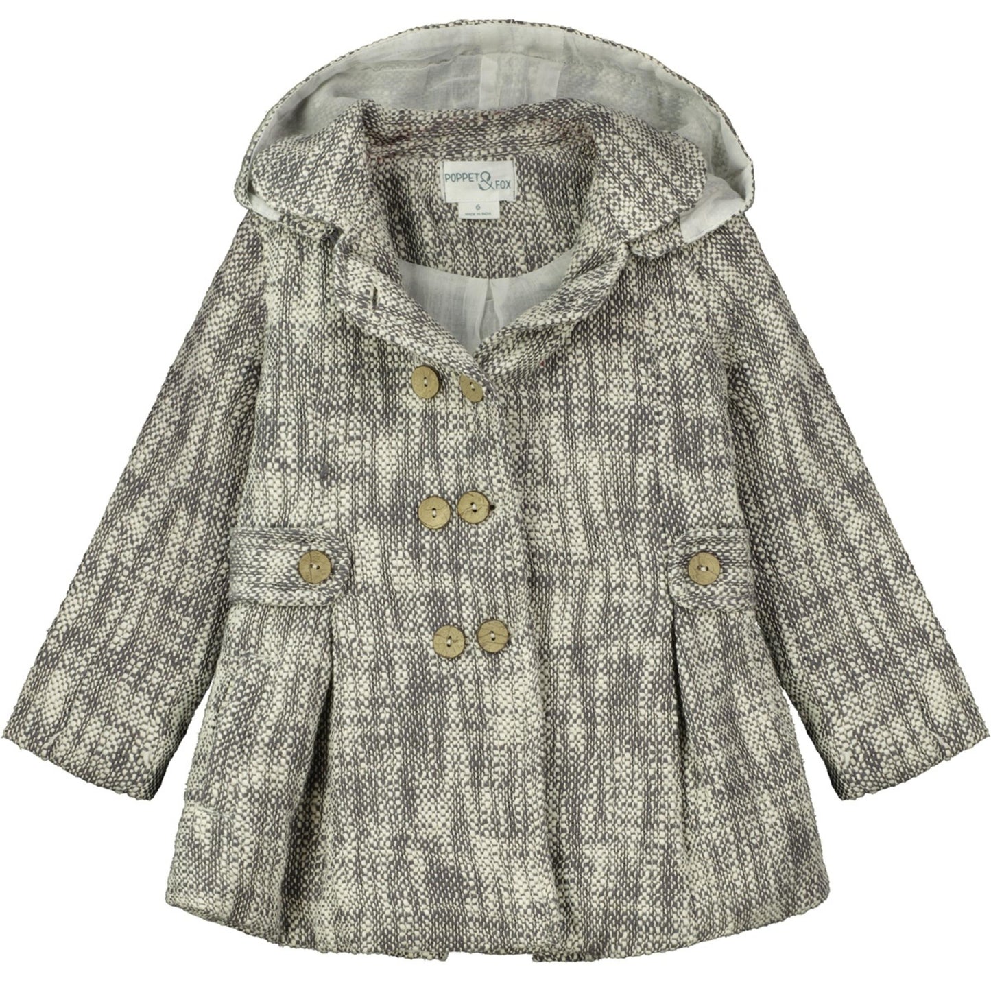 Duffle Coat, Chunky Charcoal