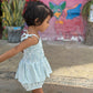 Strappy Bubble with Peplum Skirt