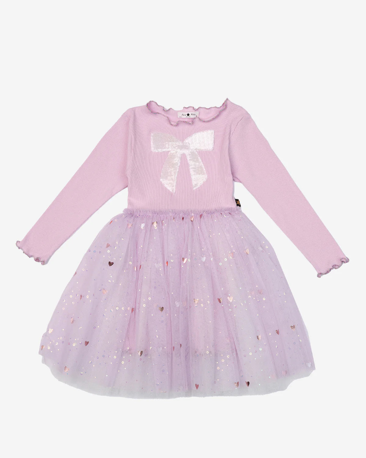 Emma Bow Tutu Dress, Purple