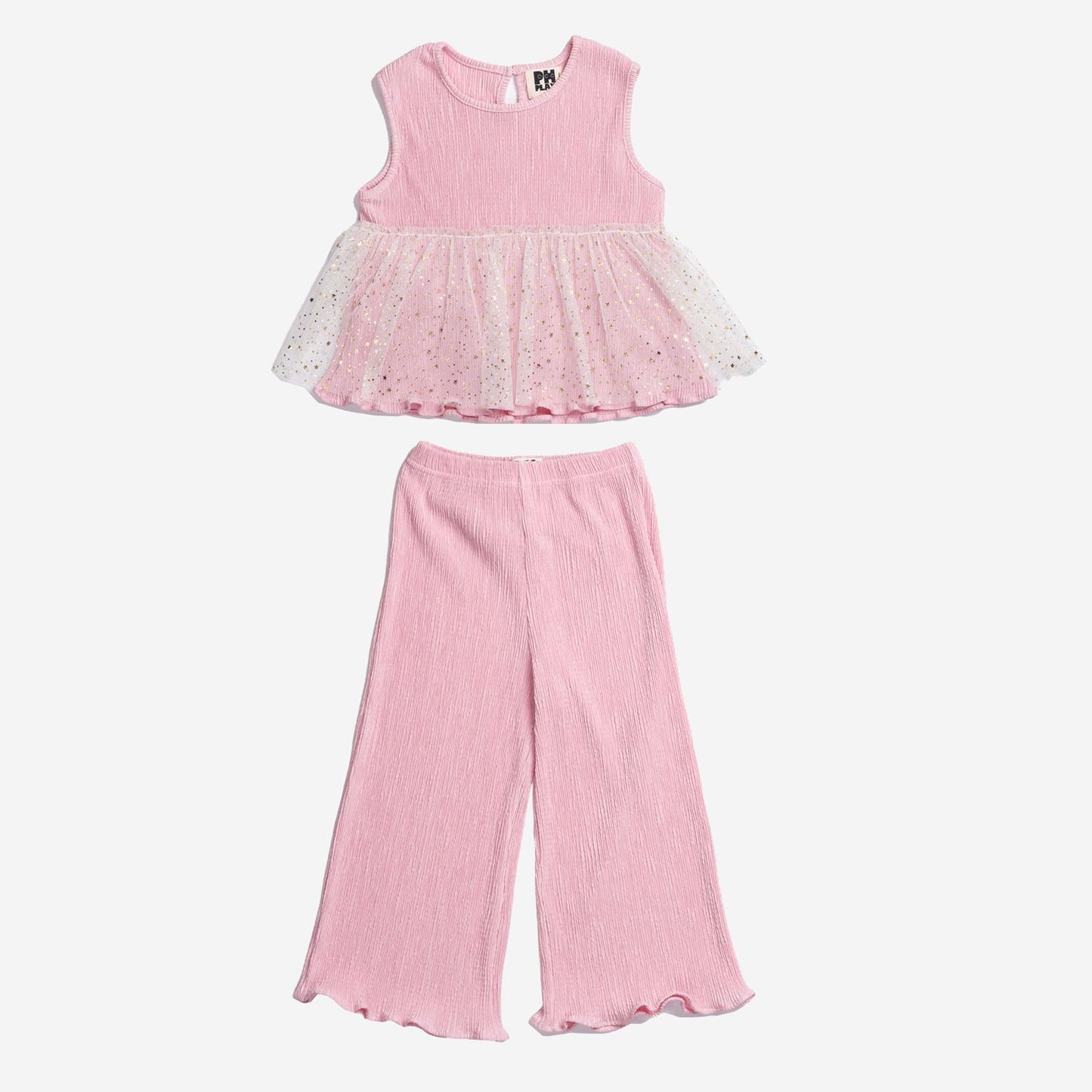 Elise Pleats Set, Pink