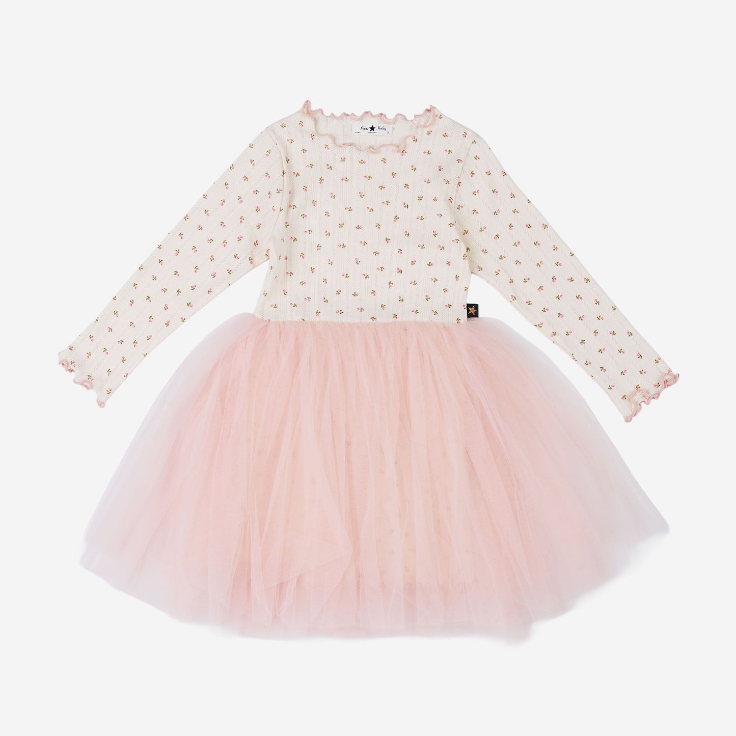 Jaju Flower Tutu Dress, Cream