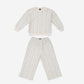 Miller Soft Sweatshirt Set, Peach Ivory